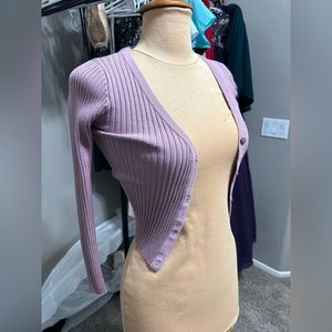 Light pink button up cardigan